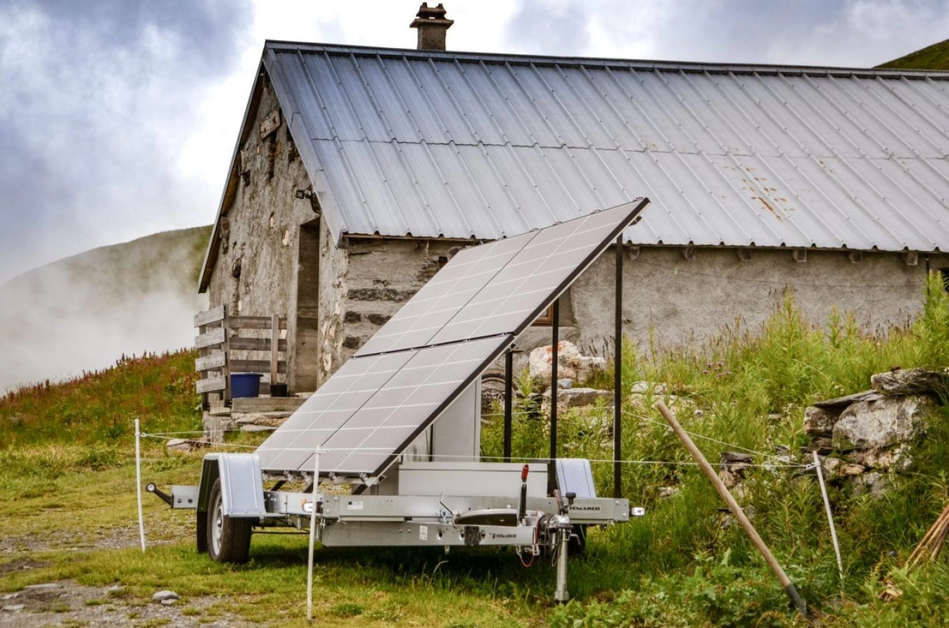 Remorque solaire- Arpin - BSM - Pros - Cimes Energies